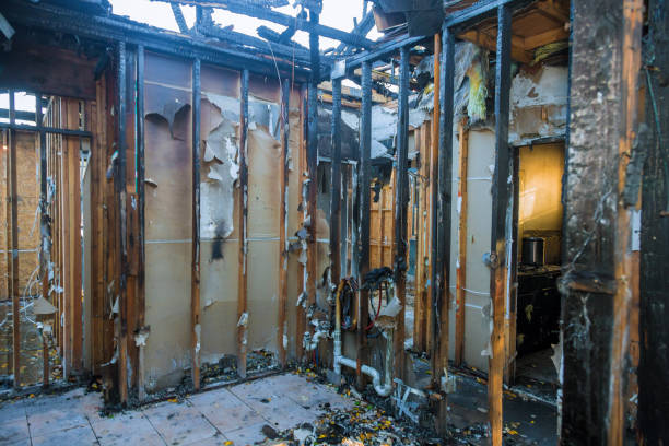 Professional Soot Cleanup technician working in Vivian, LA
